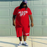 Plus Size Men's No Days Off Set